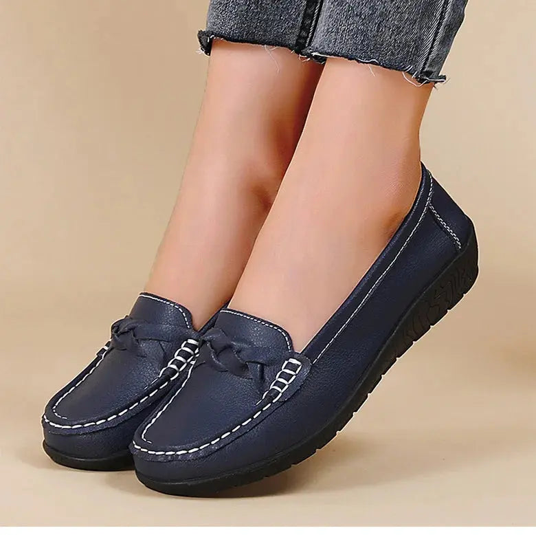 Damenschuhe 2025, Neue Weiche Leder Flache Schuhe, Damen Loafer, Casual Flache Schuhe, Damen Schuhe, Damen Weiße Schuhe MedSurgery Store For Digital Health