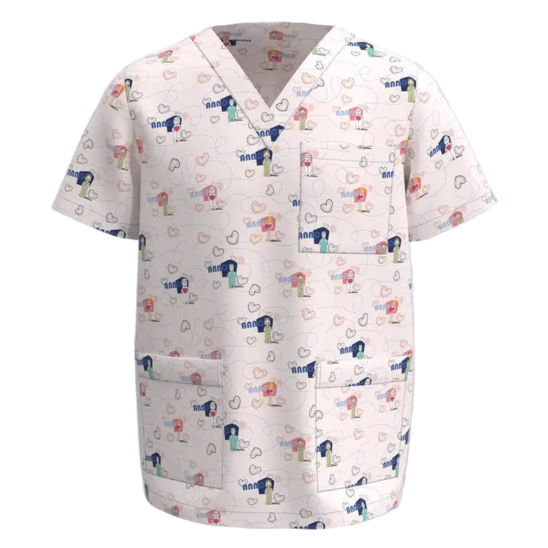 ANNO ProShield Unisex Klinikuniform - Chlorbeständiges medizinisches Oberteil (Modell 09SS001) CJdropshipping