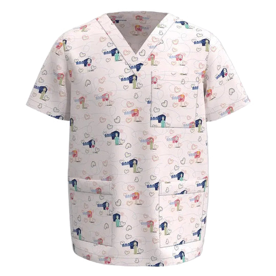 ANNO ProShield Unisex Klinikuniform - Chlorbeständiges medizinisches Oberteil (Modell 09SS001) CJdropshipping