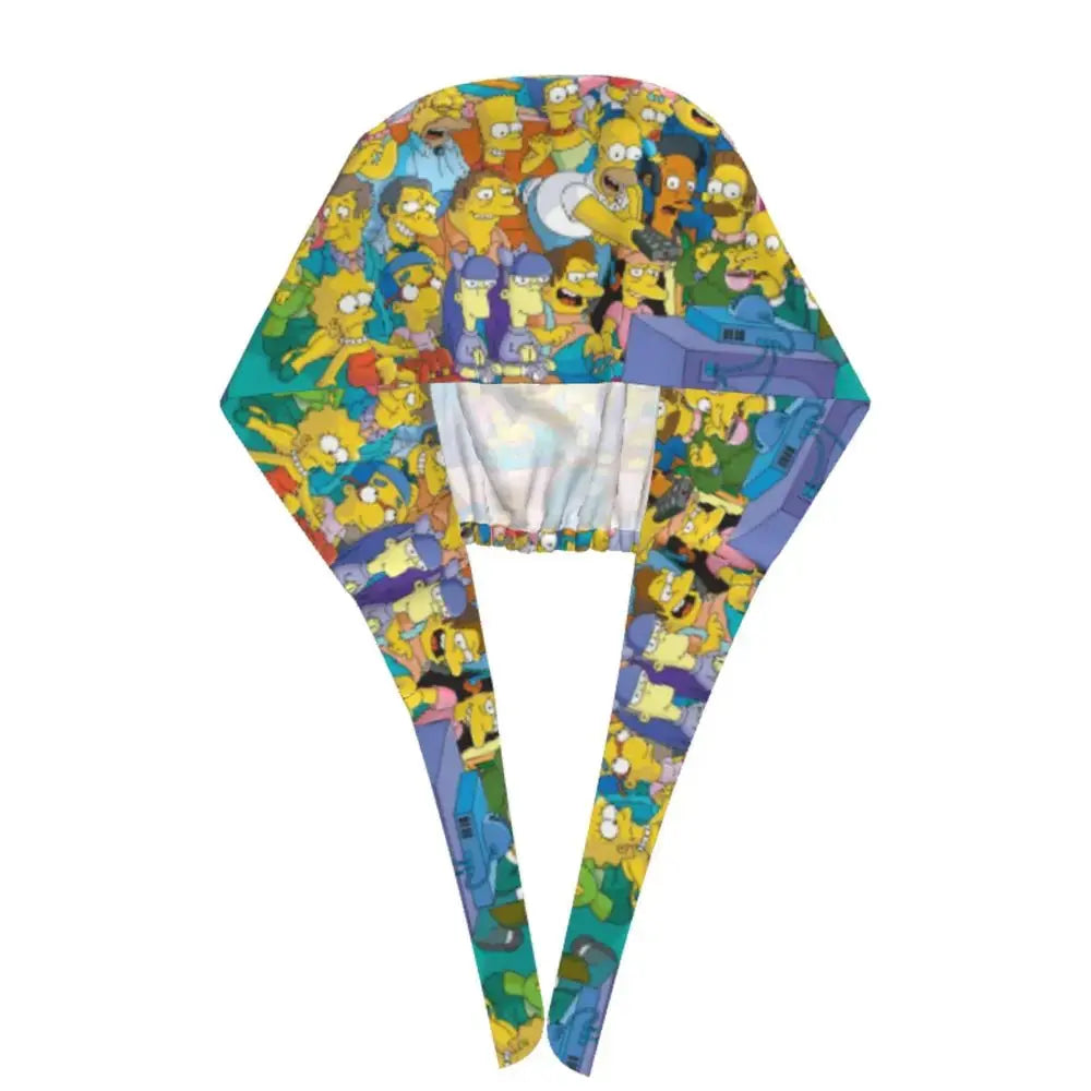 Personalisierte Die Simpsons Cartoon Cartoon medizinisches Personal Scrubs Hut Männer Frauen medizinische Krankenpflege chirurgische Scrub Kappen MedSurgery Store für digitale Gesundheit