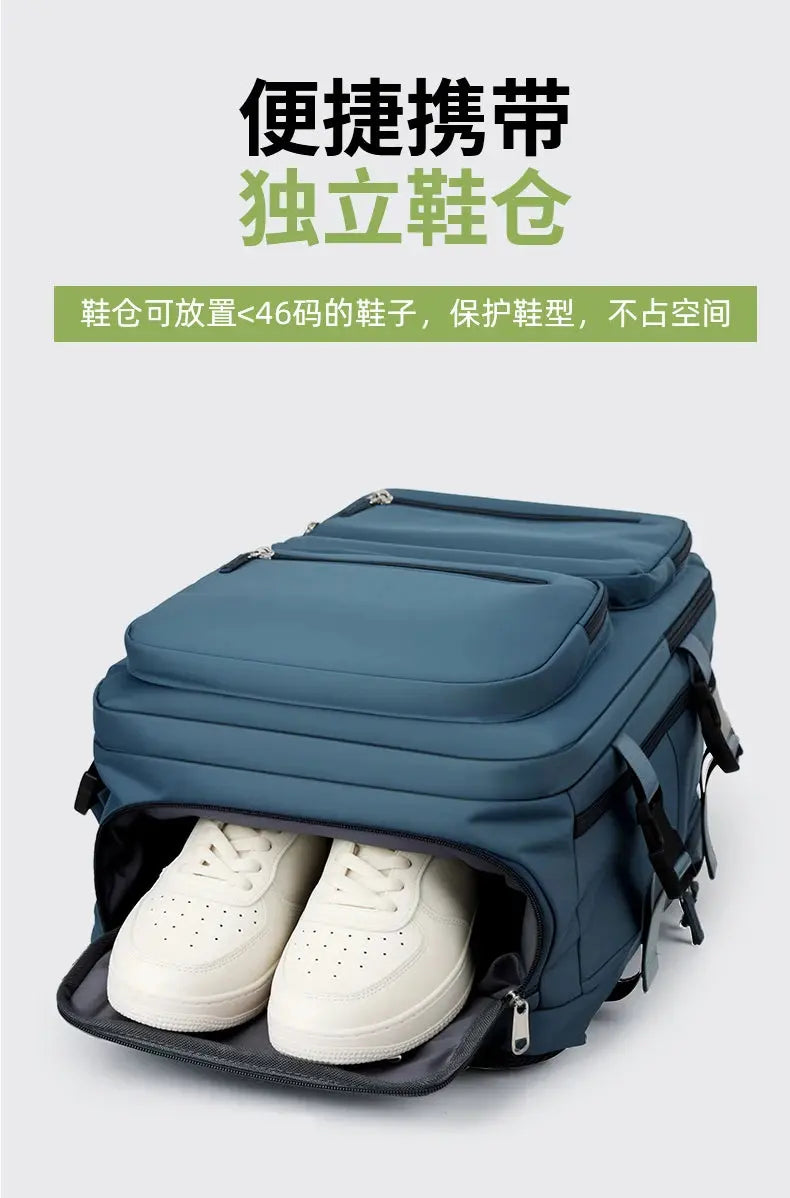 Großer Reiserucksack für Frauen und Männer, Kabinentasche, multifunktionaler wasserdichter Flugzeugrucksack mit USB-Ladefunktion, diebstahlsicherer Rucksack MedSurgery Store For Digital Health