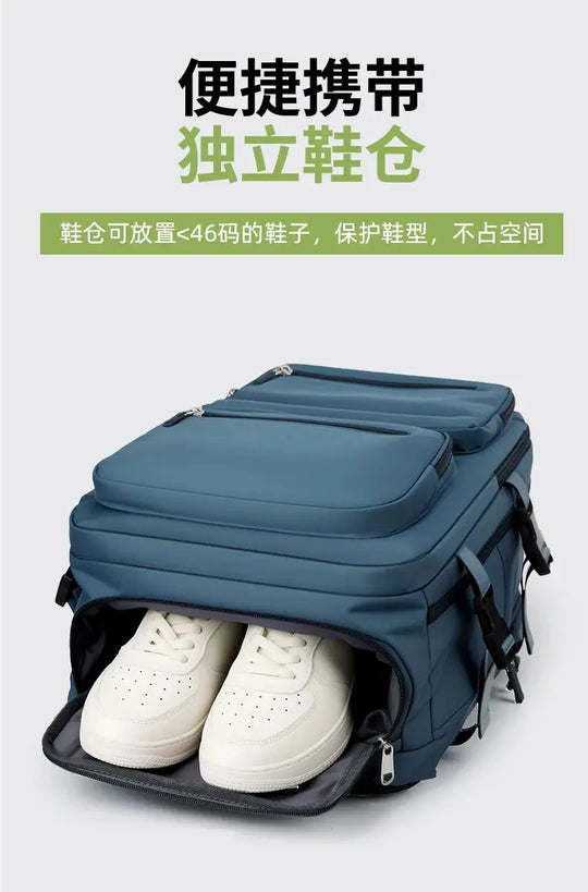 Großer Reiserucksack für Frauen und Männer, Kabinentasche, multifunktionaler wasserdichter Flugzeugrucksack mit USB-Ladefunktion, diebstahlsicherer Rucksack MedSurgery Store For Digital Health