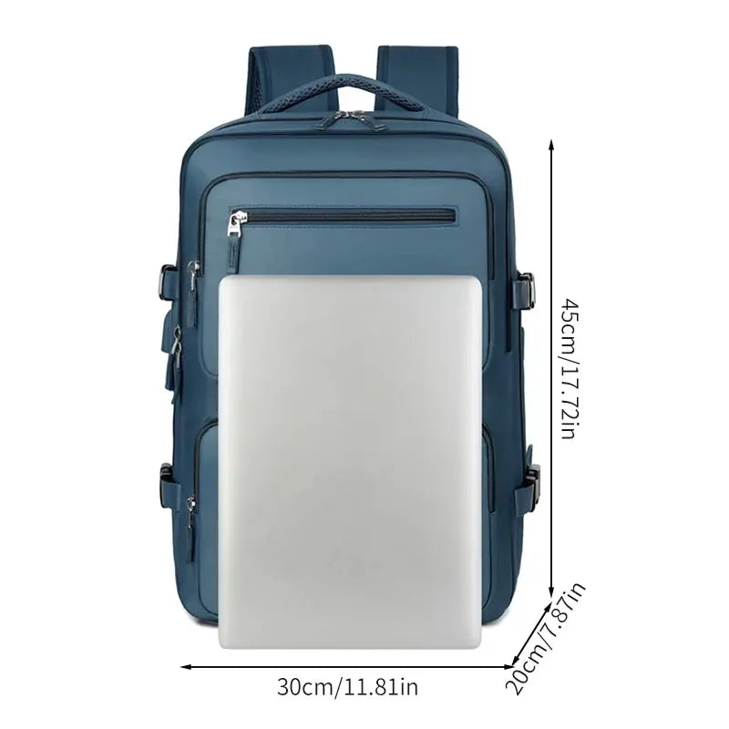 Großer Reiserucksack für Frauen und Männer, Kabinentasche, multifunktionaler wasserdichter Flugzeugrucksack mit USB-Ladefunktion, diebstahlsicherer Rucksack MedSurgery Store For Digital Health