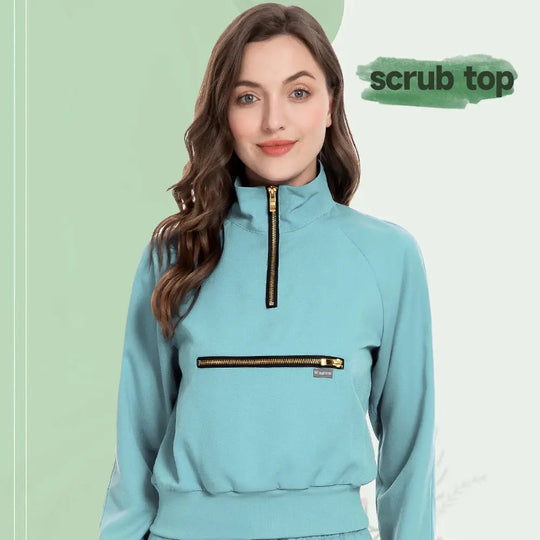 MSORMOSIA Elite Surgical Jacket - Elastische OP-Jacke mit professionellen Taschen (MSO-42035-37) CJdropshipping