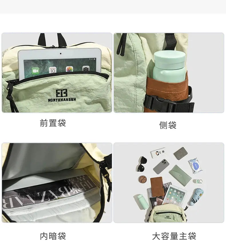 Outdoor-Doppelschulter-Rucksack für Frauen, große Kapazität. Es ist tragbar und geeignet für das Pendeln, Reisen. Es ist ein cas MedSurgery Store für digitale Gesundheit