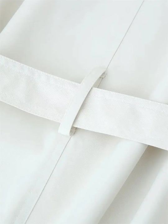 Damen Trenchcoat, neuer Kurzmantel mit Gürtel, Revers, elegantes Freizeitoberteil für Frauen 2025 MedSurgery Store For Digital Health