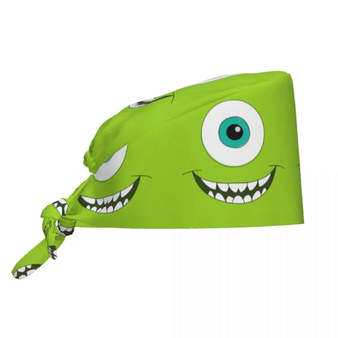 Personalisierte verstellbare Arbeitsmütze mit Monsters University Cartoon, chirurgische Mütze für Männer und Frauen, chirurgische Mütze für Krankenschwestern, Ärzte und Chirurgen MedSurgery Store For Digital Health