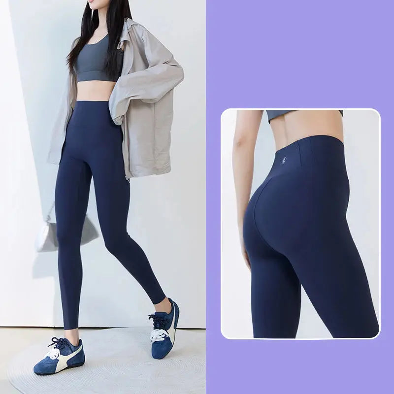BIVIGAOS 2025 Frühling Sommer Neu Rot Pflaume 3D Nackt Gefühl Nackt Haifischhaut Leggings Schlank Frauen Sexy Sport Yoga Push Up Fitness Leggings MedSurgery Store For Digital Health