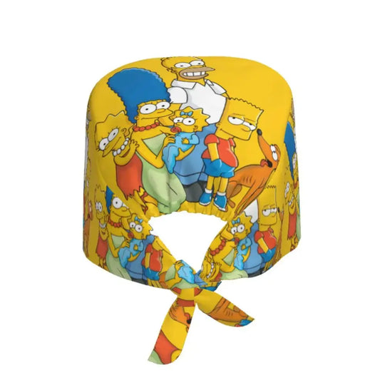 Personalisierte Die Simpsons Cartoon Cartoon medizinisches Personal Scrubs Hut Männer Frauen medizinische Krankenpflege chirurgische Scrub Kappen MedSurgery Store für digitale Gesundheit