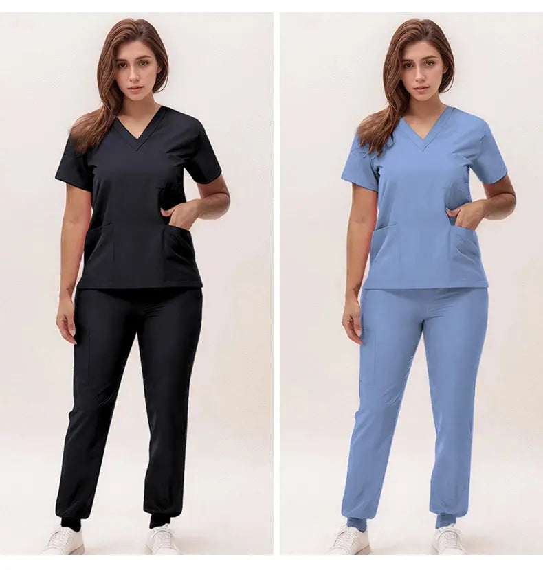 2025 neue V-Ausschnitt Krankenpflegekittel, Jogginghosen, OP-Kittel-Sets, Zahnarztkittel, Krankenhauskittel, Krankenhauskittel S21 MedSurgery Store For Digital Health