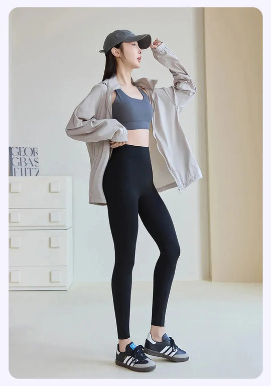 BIVIGAOS 2025 Frühling Sommer Neu Rot Pflaume 3D Nackt Gefühl Nackt Haifischhaut Leggings Schlank Frauen Sexy Sport Yoga Push Up Fitness Leggings MedSurgery Store For Digital Health