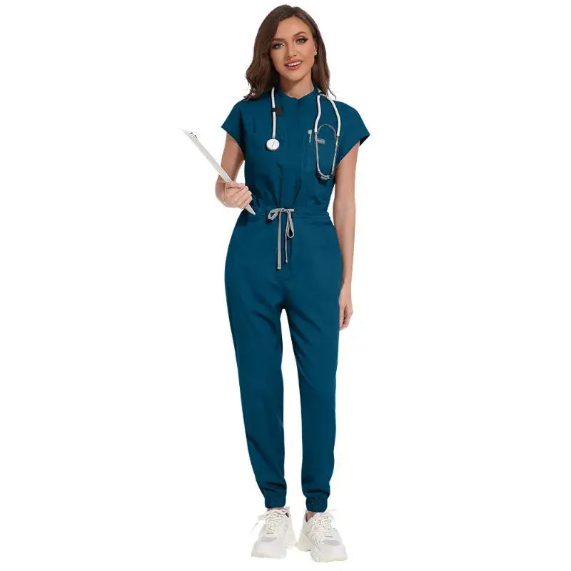 Großhandel medizinische Scrubs, Frauen Scrub Scrubs, kurze Ärmel Scrubs, medizinische Krankenhaus Scrubs, Scrub Scrubs mit Tasche CJdropshipping