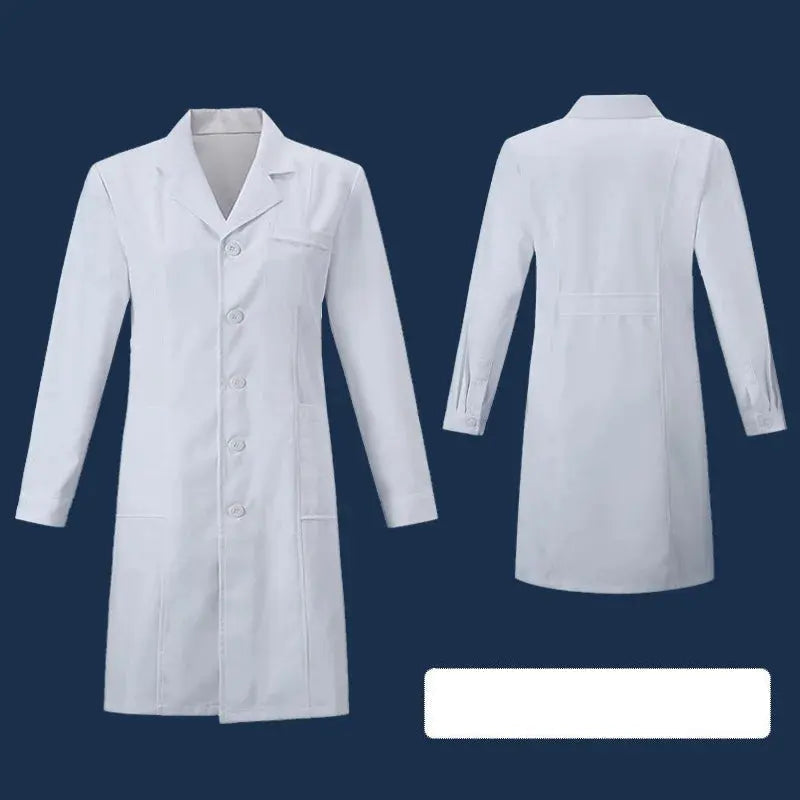 Weißer Kittel, Experimentelle Kleidung für Studenten, langärmelige medizinische Kleidung für Männer und Frauen, Chemie und Medizin kurzärmelig MedSurgery Store For Digital Health