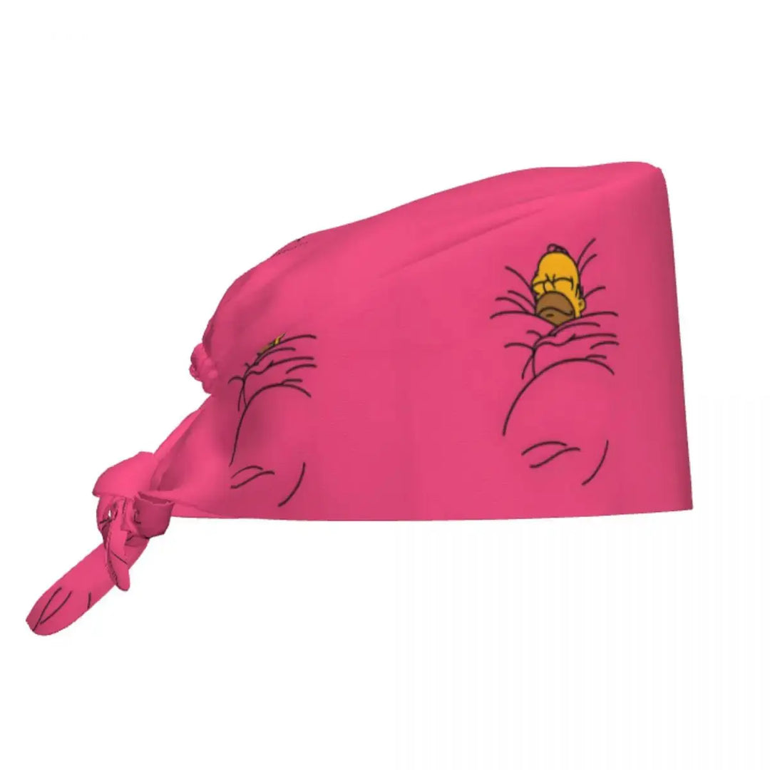Personalisierte Die Simpsons Cartoon Cartoon medizinisches Personal Scrubs Hut Männer Frauen medizinische Krankenpflege chirurgische Scrub Kappen MedSurgery Store für digitale Gesundheit