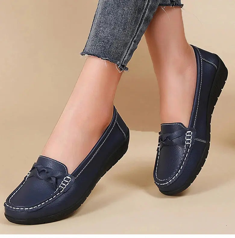 Damenschuhe 2025, Neue Weiche Leder Flache Schuhe, Damen Loafer, Casual Flache Schuhe, Damen Schuhe, Damen Weiße Schuhe MedSurgery Store For Digital Health