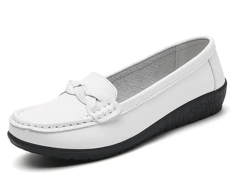 Damenschuhe 2025, Neue Weiche Leder Flache Schuhe, Damen Loafer, Casual Flache Schuhe, Damen Schuhe, Damen Weiße Schuhe MedSurgery Store For Digital Health