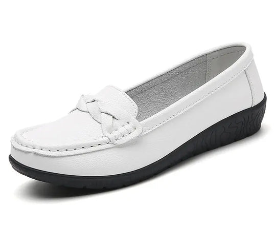 Damenschuhe 2025, Neue Weiche Leder Flache Schuhe, Damen Loafer, Casual Flache Schuhe, Damen Schuhe, Damen Weiße Schuhe MedSurgery Store For Digital Health
