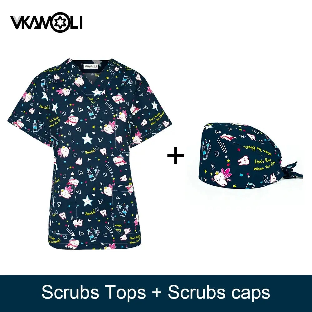 Tierklinik Spa Uniform, Damen Berufsbekleidung, Medizinischer Anzug, Peeling Tops, Peeling Shirt CJdropshipping