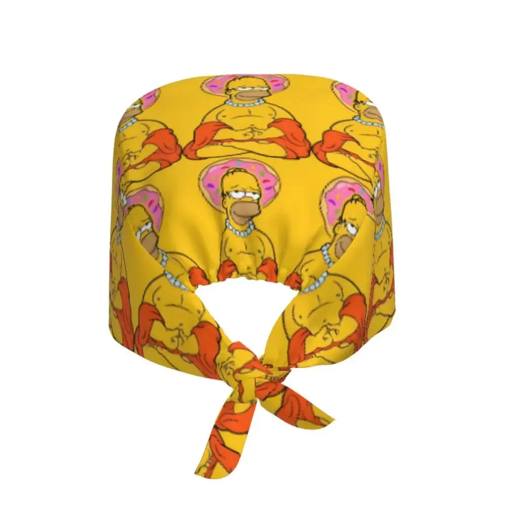 Personalisierte Die Simpsons Cartoon Cartoon medizinisches Personal Scrubs Hut Männer Frauen medizinische Krankenpflege chirurgische Scrub Kappen MedSurgery Store für digitale Gesundheit