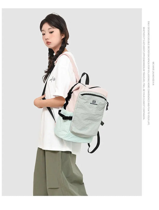 Outdoor-Doppelschulter-Rucksack für Frauen, große Kapazität. Es ist tragbar und geeignet für das Pendeln, Reisen. Es ist ein cas MedSurgery Store für digitale Gesundheit