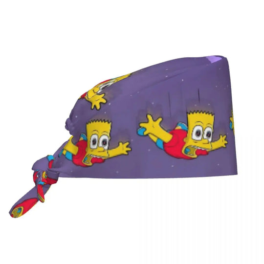 Personalisierte Die Simpsons Cartoon Cartoon medizinisches Personal Scrubs Hut Männer Frauen medizinische Krankenpflege chirurgische Scrub Kappen MedSurgery Store für digitale Gesundheit