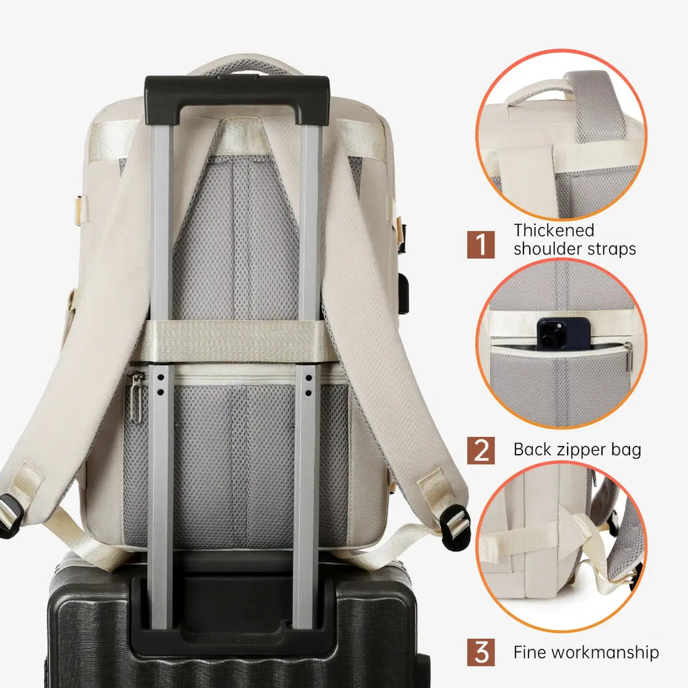 2025 Damen-Rucksack, neuer lässiger Business-Computer-Rucksack, Outdoor-Reisetasche mit großem Fassungsvermögen, Schultasche für Studenten, Geschäftsreisen, Pendeln, Unterricht MedSurgery Store For Digital Health