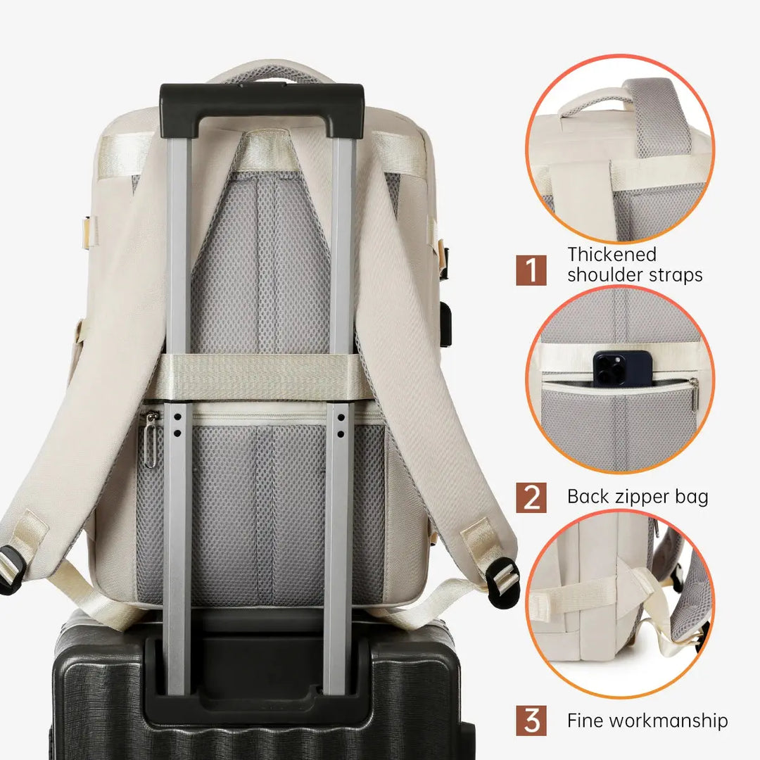 2025 Damen-Rucksack, neuer lässiger Business-Computer-Rucksack, Outdoor-Reisetasche mit großem Fassungsvermögen, Schultasche für Studenten, Geschäftsreisen, Pendeln, Unterricht MedSurgery Store For Digital Health