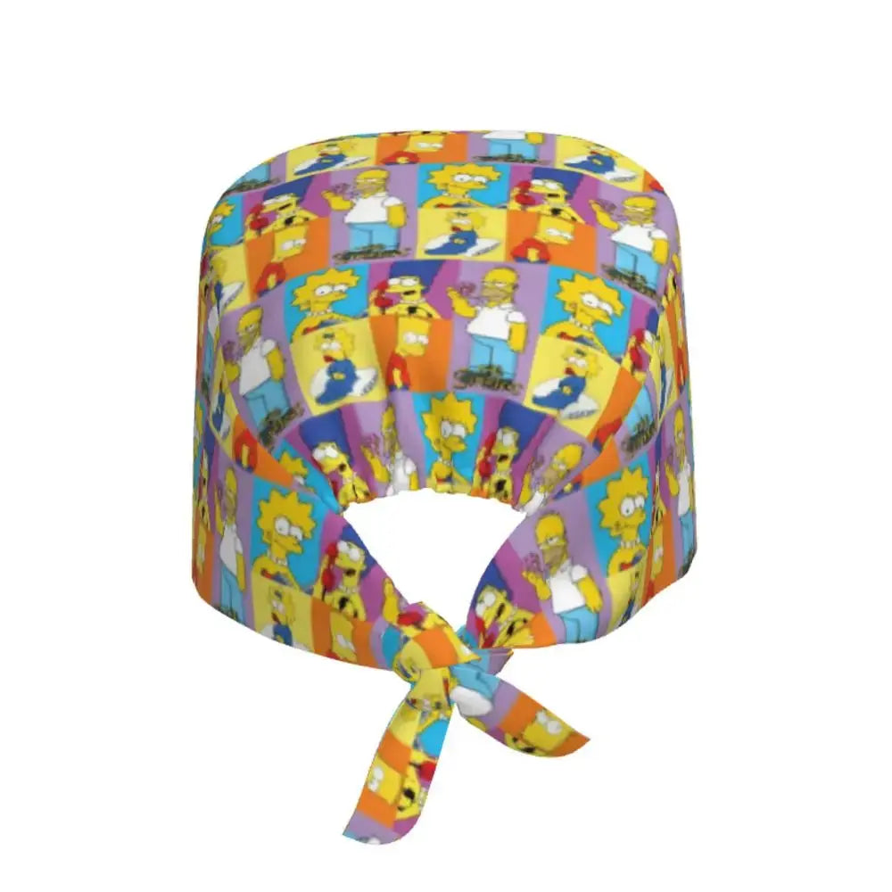 Personalisierte Die Simpsons Cartoon Cartoon medizinisches Personal Scrubs Hut Männer Frauen medizinische Krankenpflege chirurgische Scrub Kappen MedSurgery Store für digitale Gesundheit