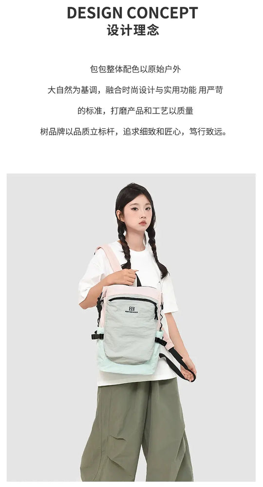 Outdoor-Doppelschulter-Rucksack für Frauen, große Kapazität. Es ist tragbar und geeignet für das Pendeln, Reisen. Es ist ein cas MedSurgery Store für digitale Gesundheit