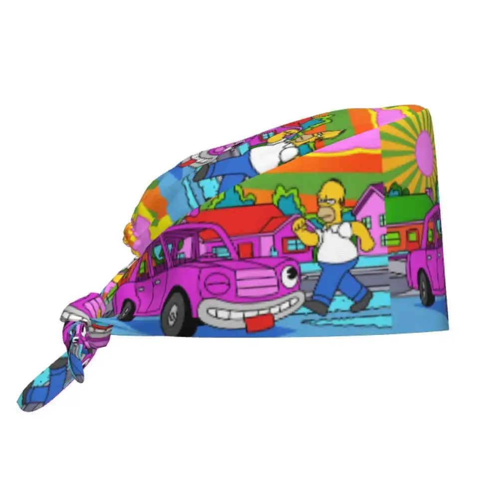 Personalisierte verstellbare Arbeitsmütze mit Gehirn Explosion, Simpsons chirurgische Kappe, chirurgische Kappe für Krankenpflege, Arzt, Chirurg, für Chef MedSurgery Store For Digital Health