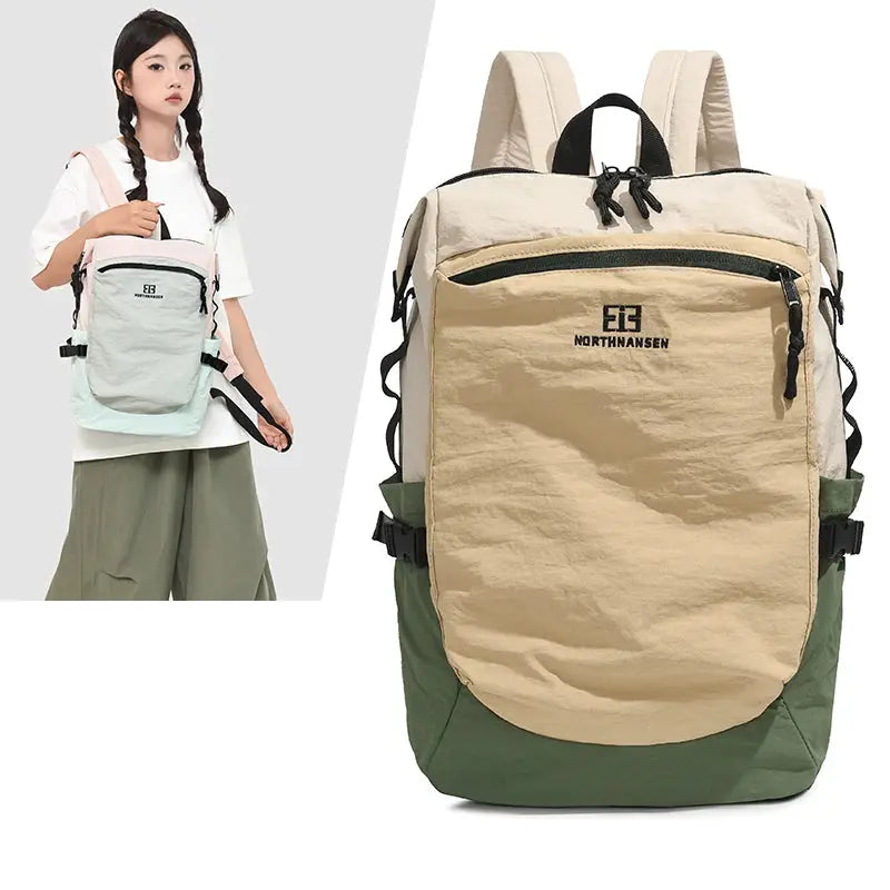 Outdoor-Doppelschulter-Rucksack für Frauen, große Kapazität. Es ist tragbar und geeignet für das Pendeln, Reisen. Es ist ein cas MedSurgery Store für digitale Gesundheit