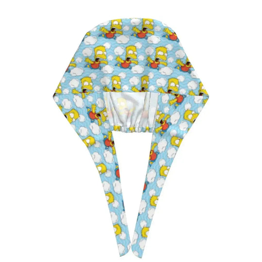 Personalisierte Die Simpsons Cartoon Cartoon medizinisches Personal Scrubs Hut Männer Frauen medizinische Krankenpflege chirurgische Scrub Kappen MedSurgery Store für digitale Gesundheit
