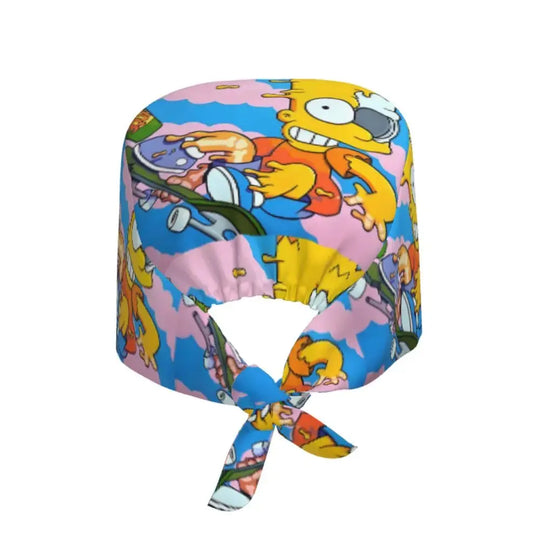 Personalisierte verstellbare Arbeitsmütze mit Gehirn Explosion, Simpsons chirurgische Kappe, chirurgische Kappe für Krankenpflege, Arzt, Chirurg, für Chef MedSurgery Store For Digital Health