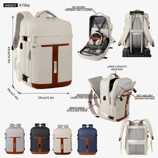 2025 Damen-Rucksack, neuer lässiger Business-Computer-Rucksack, Outdoor-Reisetasche mit großem Fassungsvermögen, Schultasche für Studenten, Geschäftsreisen, Pendeln, Unterricht MedSurgery Store For Digital Health