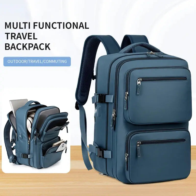 Großer Reiserucksack für Frauen und Männer, Kabinentasche, multifunktionaler wasserdichter Flugzeugrucksack mit USB-Ladefunktion, diebstahlsicherer Rucksack MedSurgery Store For Digital Health