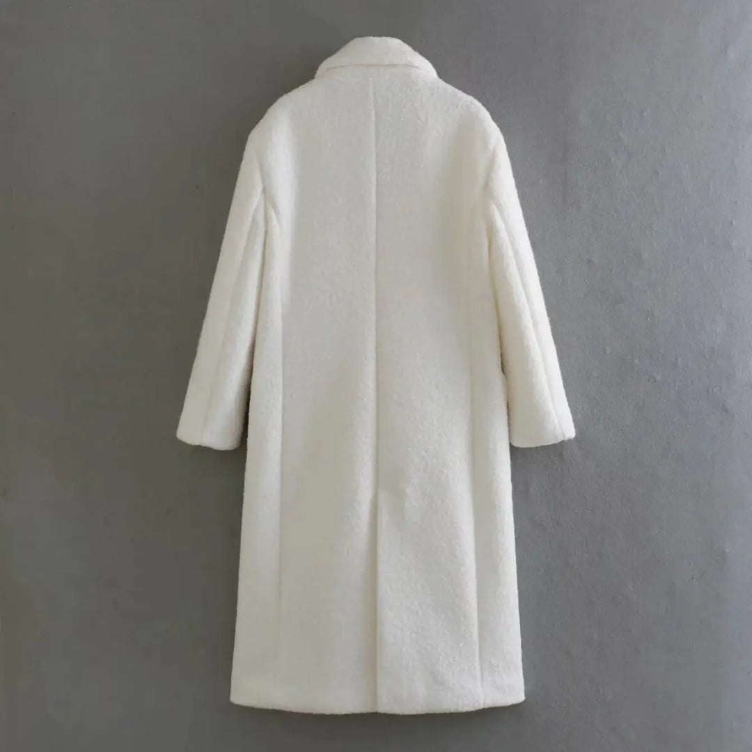 2025 Damen Lange Wolljacke Herbst Winter Damen Kaschmirmantel Mittellang Wollmischungen Langarm Elegant Einreihig Kleidung MedSurgery Store For Digital Health