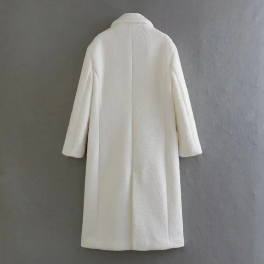 2025 Damen Lange Wolljacke Herbst Winter Damen Kaschmirmantel Mittellang Wollmischungen Langarm Elegant Einreihig Kleidung MedSurgery Store For Digital Health