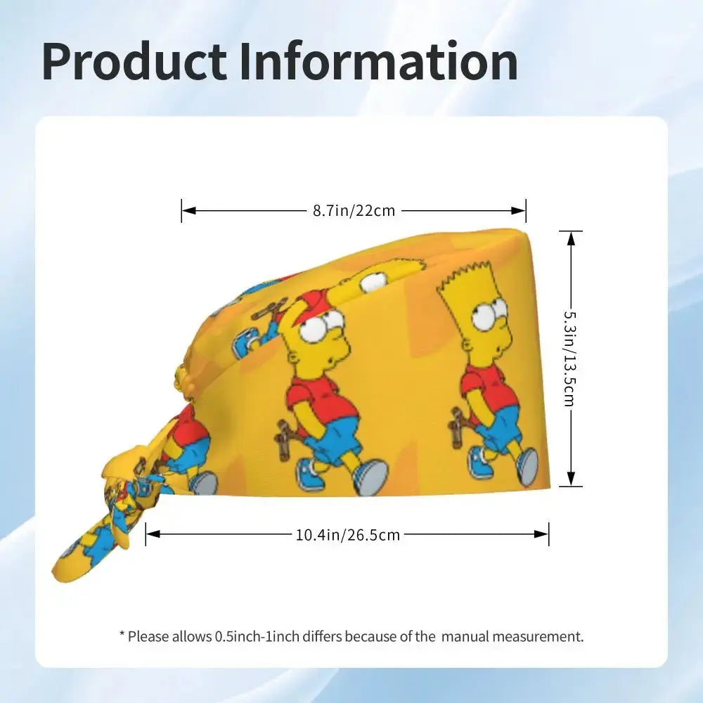 Personalisierte verstellbare Arbeitsmütze mit Gehirn Explosion, Simpsons chirurgische Kappe, chirurgische Kappe für Krankenpflege, Arzt, Chirurg, für Chef MedSurgery Store For Digital Health