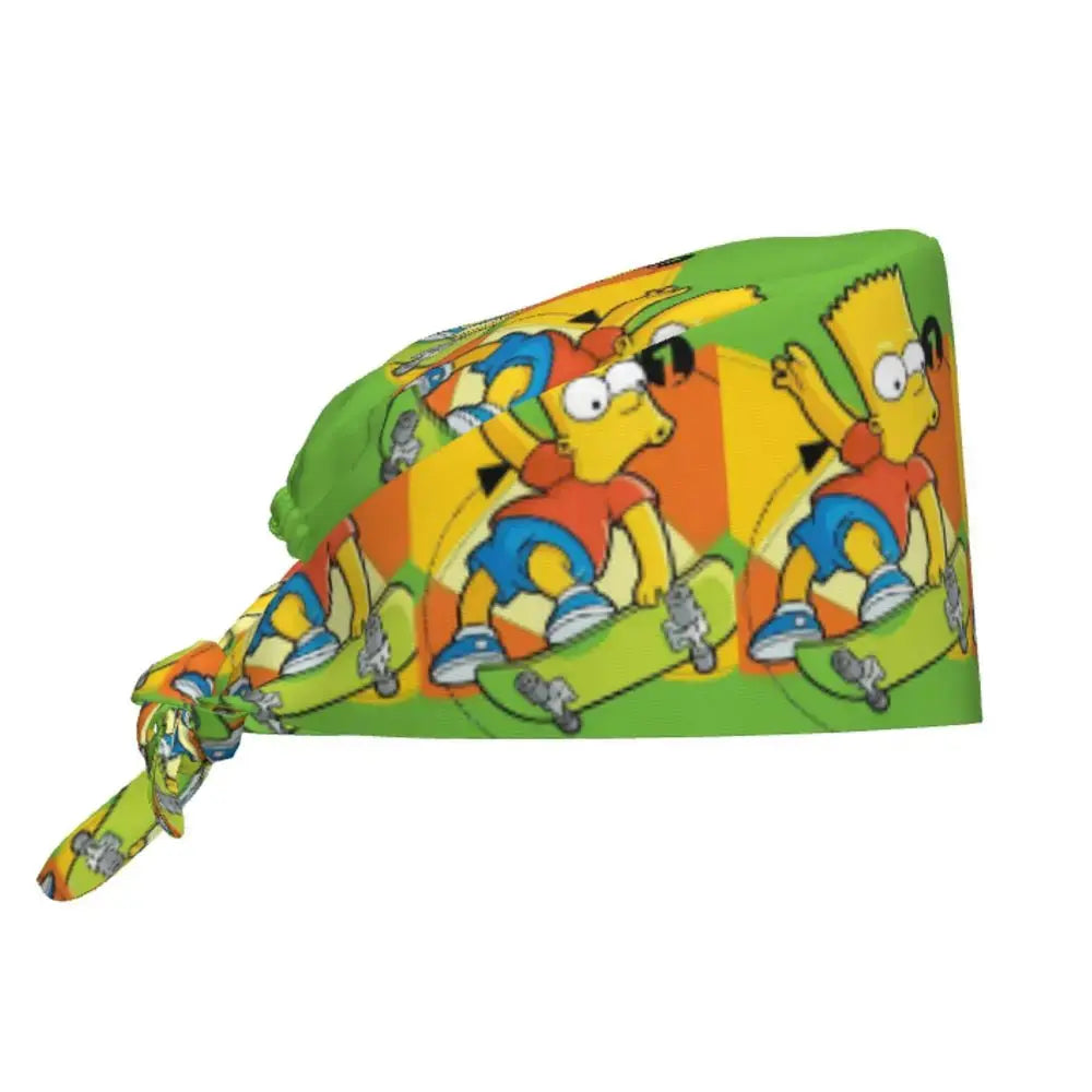 Personalisierte Die Simpsons Cartoon Cartoon medizinisches Personal Scrubs Hut Männer Frauen medizinische Krankenpflege chirurgische Scrub Kappen MedSurgery Store für digitale Gesundheit