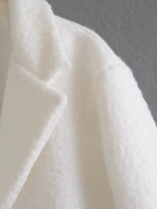 2025 Damen Lange Wolljacke Herbst Winter Damen Kaschmirmantel Mittellang Wollmischungen Langarm Elegant Einreihig Kleidung MedSurgery Store For Digital Health