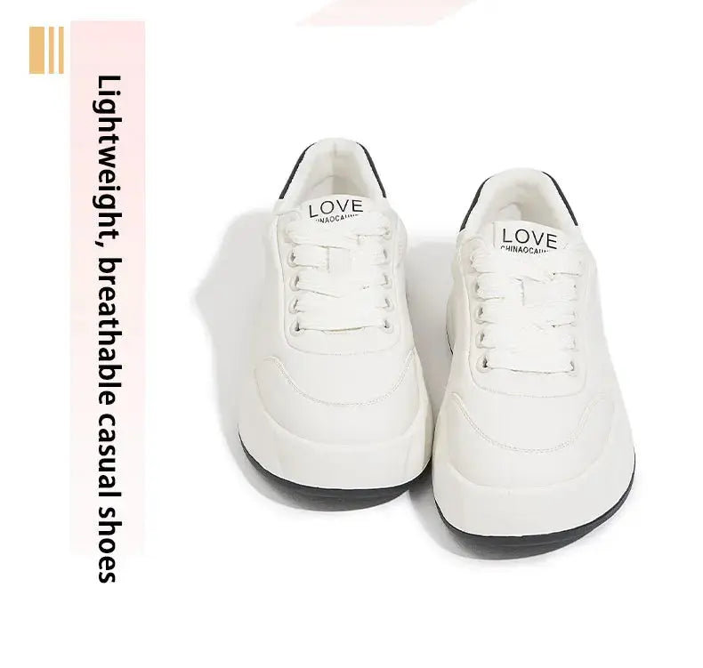 Frauen Weiße Schuhe 2025, Neue Flache Turnschuhe, Koreanischer Stil, Casual Sport, Vielseitige Brotschuhe MedSurgery Store For Digital Health