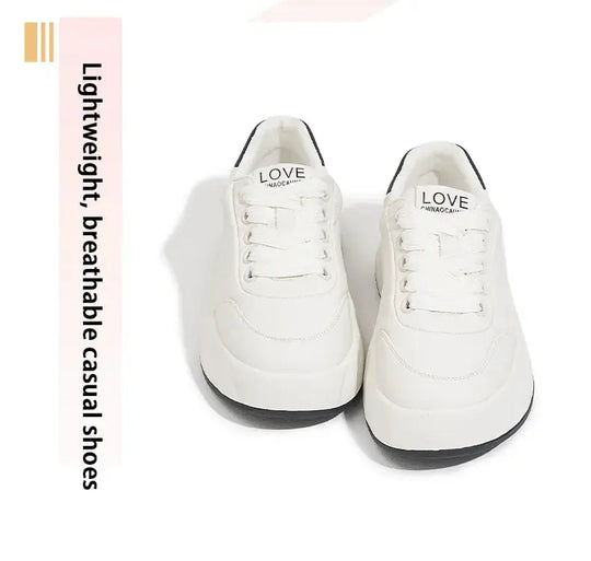 Frauen Weiße Schuhe 2025, Neue Flache Turnschuhe, Koreanischer Stil, Casual Sport, Vielseitige Brotschuhe MedSurgery Store For Digital Health