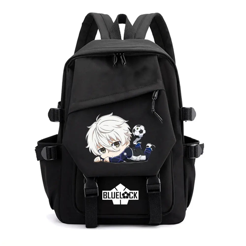 Anime blau Schloss Rucksack, Mode Reise-Rucksäcke für Männer und Frauen, Outdoor-Sport-Schultasche MedSurgery Store For Digital Health