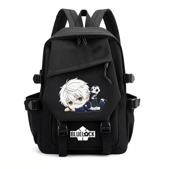 Anime blau Schloss Rucksack, Mode Reise-Rucksäcke für Männer und Frauen, Outdoor-Sport-Schultasche MedSurgery Store For Digital Health