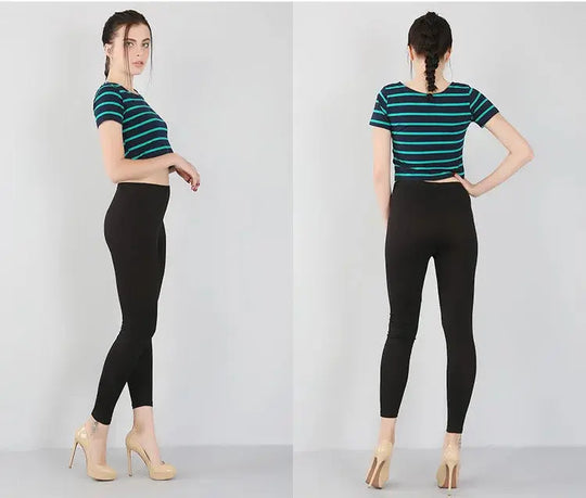 Bambusfaser-Stretch-Leggings für Frauen, Neun-Punkt, lässig, Übergröße, Frühling, Sommer und Herbst, neu von 2024 DSers Fulfillment