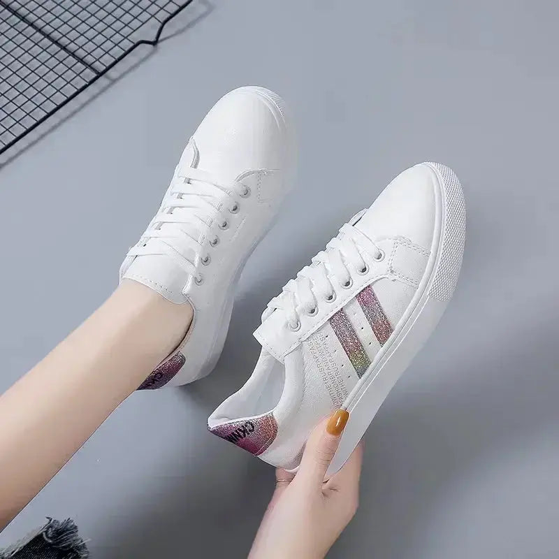 *Damen Vulkanisierte Pu Leder Freizeitschuhe, Weiße Turnschuhe, Frühling Mode, Neue Off White Schuhe MedSurgery Store For Digital Health