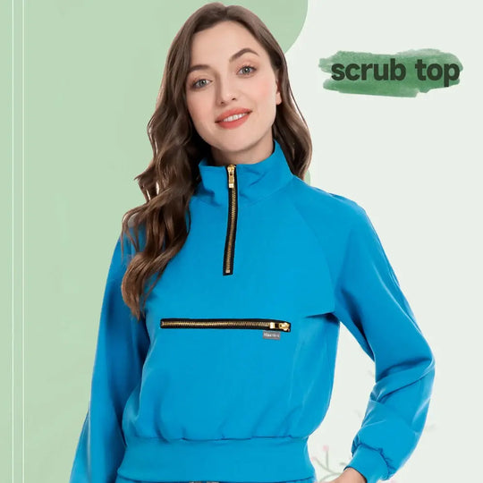 MSORMOSIA Elite Surgical Jacket - Elastische OP-Jacke mit professionellen Taschen (MSO-42035-37) CJdropshipping