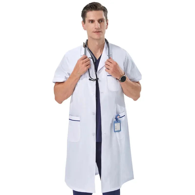 Günstiger weißer Laborkittel für Frauen, Männer, Studenten, Chemie, medizinische Fachkräfte, Krankenschwester, Langarm, Arztkittel XK002 MedSurgery Store For Digital Health