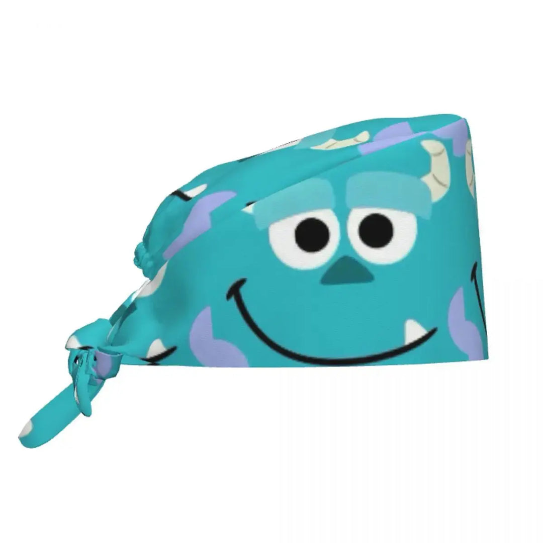 Personalisierte verstellbare Arbeitsmütze mit Monsters University Cartoon, chirurgische Mütze für Männer und Frauen, chirurgische Mütze für Krankenschwestern, Ärzte und Chirurgen MedSurgery Store For Digital Health