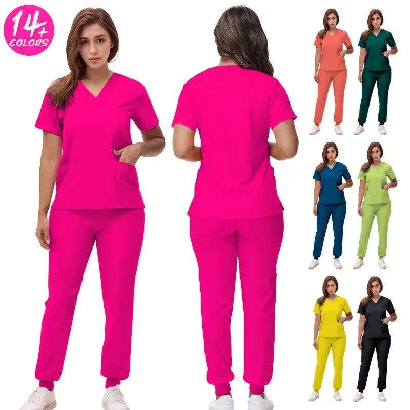 2025 neue V-Ausschnitt Krankenpflegekittel, Jogginghosen, OP-Kittel-Sets, Zahnarztkittel, Krankenhauskittel, Krankenhauskittel S21 MedSurgery Store For Digital Health